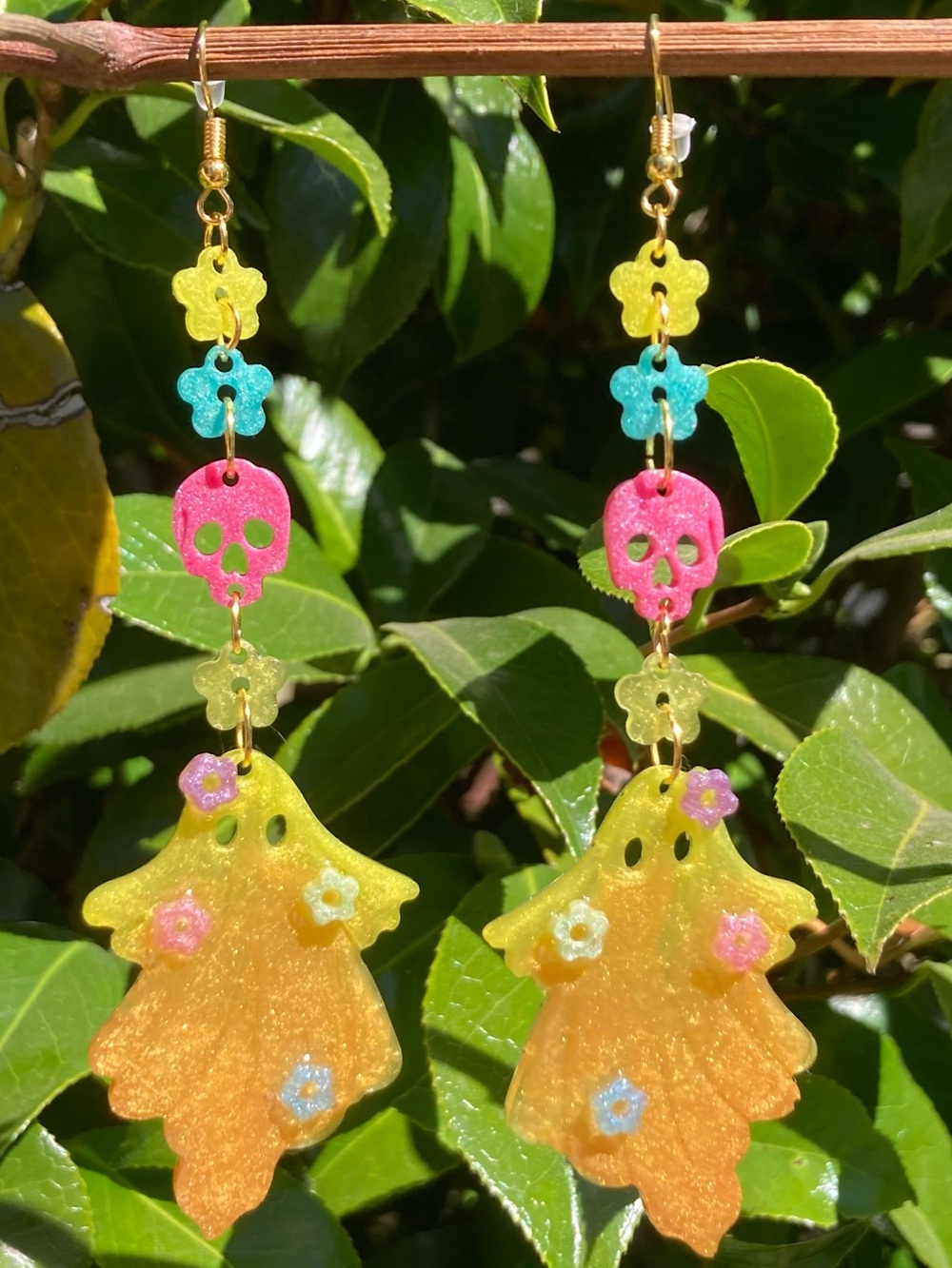 Longer Ghost Dangle Earrings